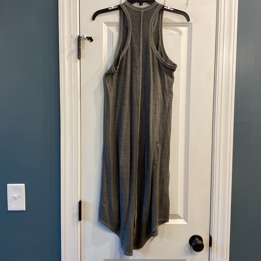 KES Racer Back Tank Dress in Graphite - Picture 6 of 6
